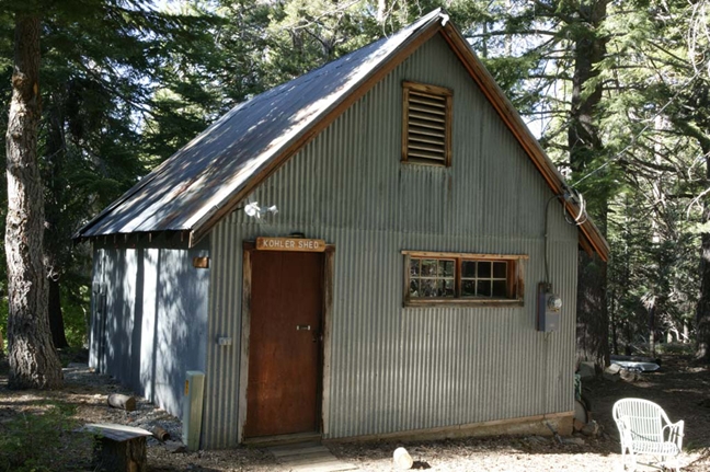 Kohler Shed at Valentine Camp